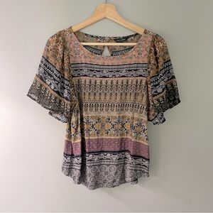 Lucky brand cute patterned top
